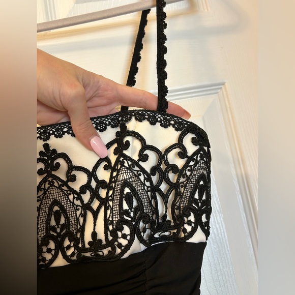 Vintage Jessica McClintock Ruched Dress - Picture 9 of 11